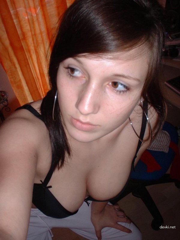 Hot Young Bitch: Explicit Russian Teen in Lingerie
