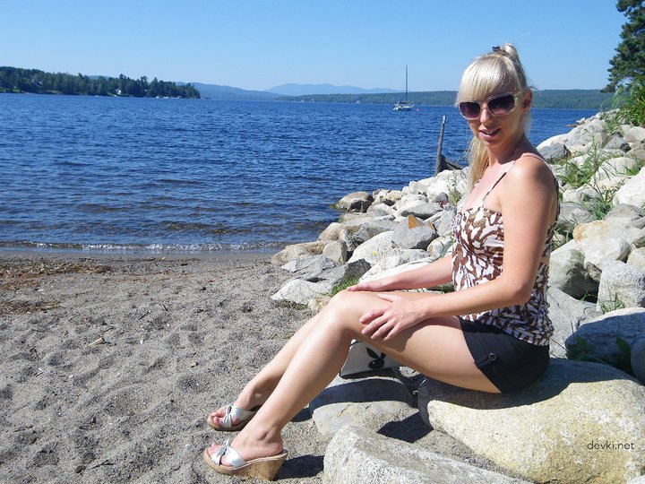 Naked Blonde Girl - Explicit Nude Photo of Hot Russian Woman
