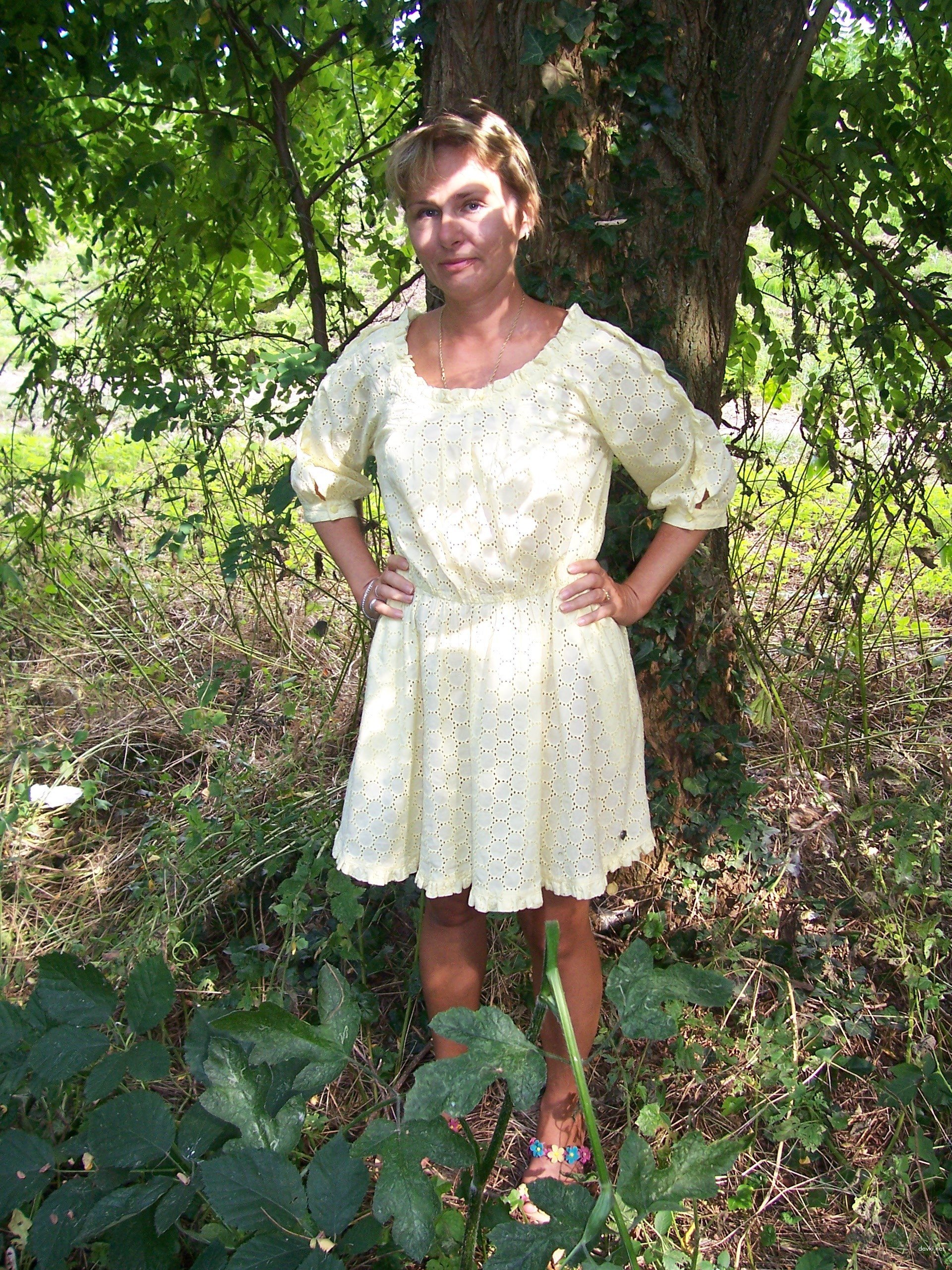 Woman Caught Changing Clothes in the Woods: Explicit Outdoor Striptease