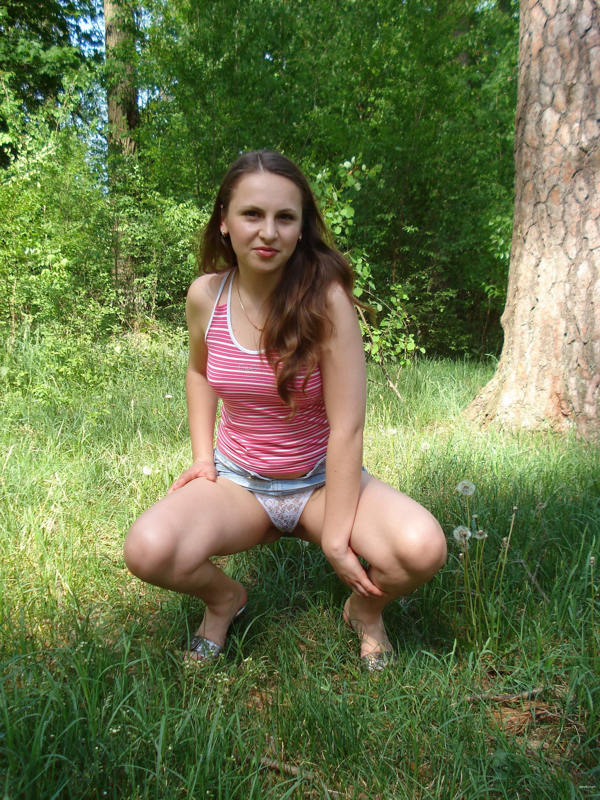 Explicit Outdoor and Indoor Striptease - Part 2: Seductive Girl Undressing in Nature and at Home