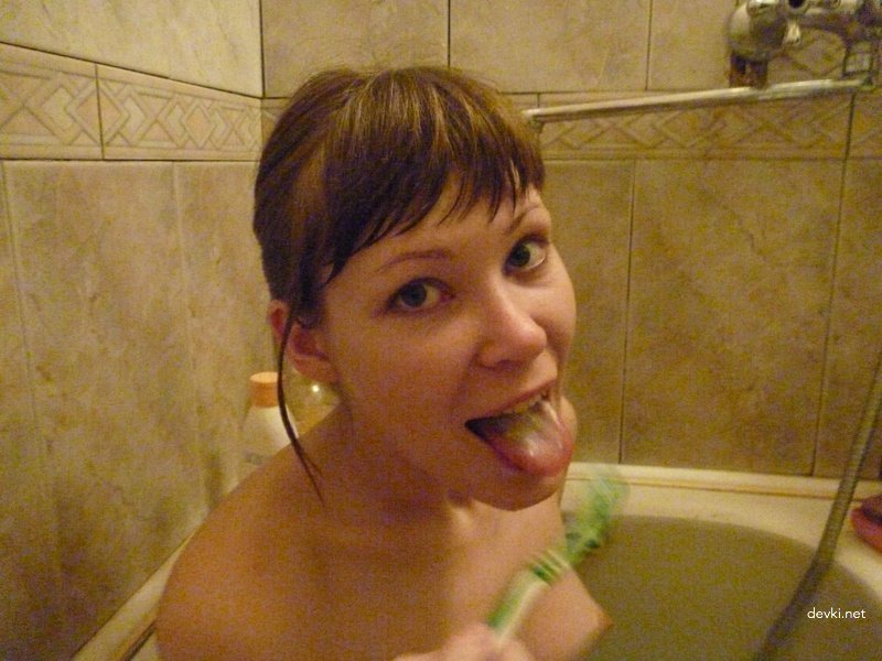 Young babe shaves legs in the bathroom - Explicit grooming and beauty routine