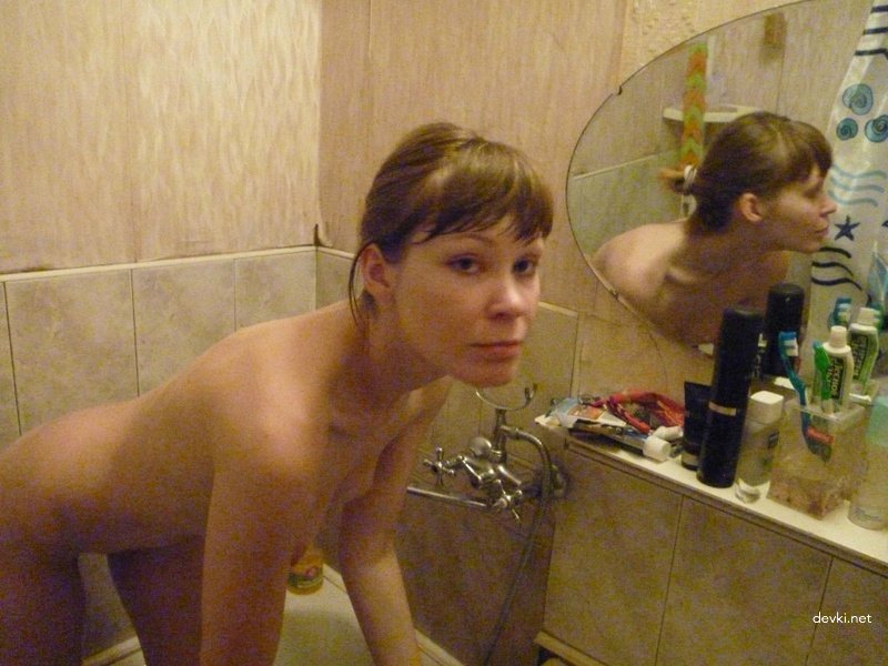 Young babe shaves legs in the bathroom - Explicit grooming and beauty routine