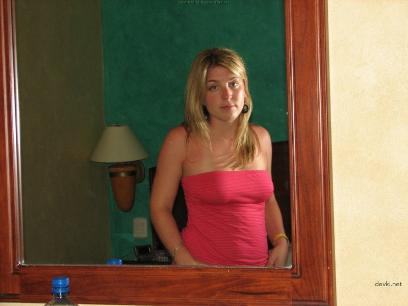 Explicit Young Woman Shows Boobs - Sexy Topless Girl Photo