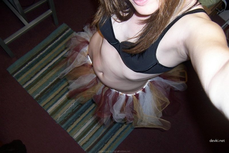 Drunk slut shows off her hairy pussy