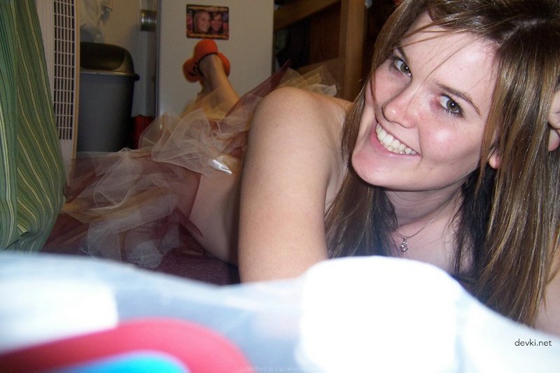Drunk slut shows off her hairy pussy