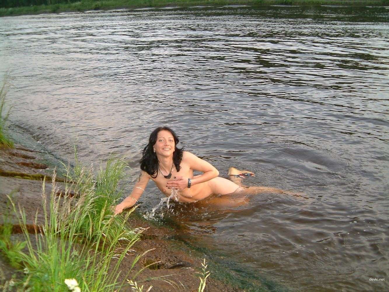 Wild Young Sluts Lick Their Pussies Outdoors