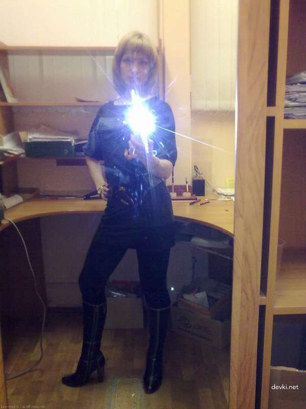 Mirror Nude Selfie: Explicit Reflection of Naked Woman