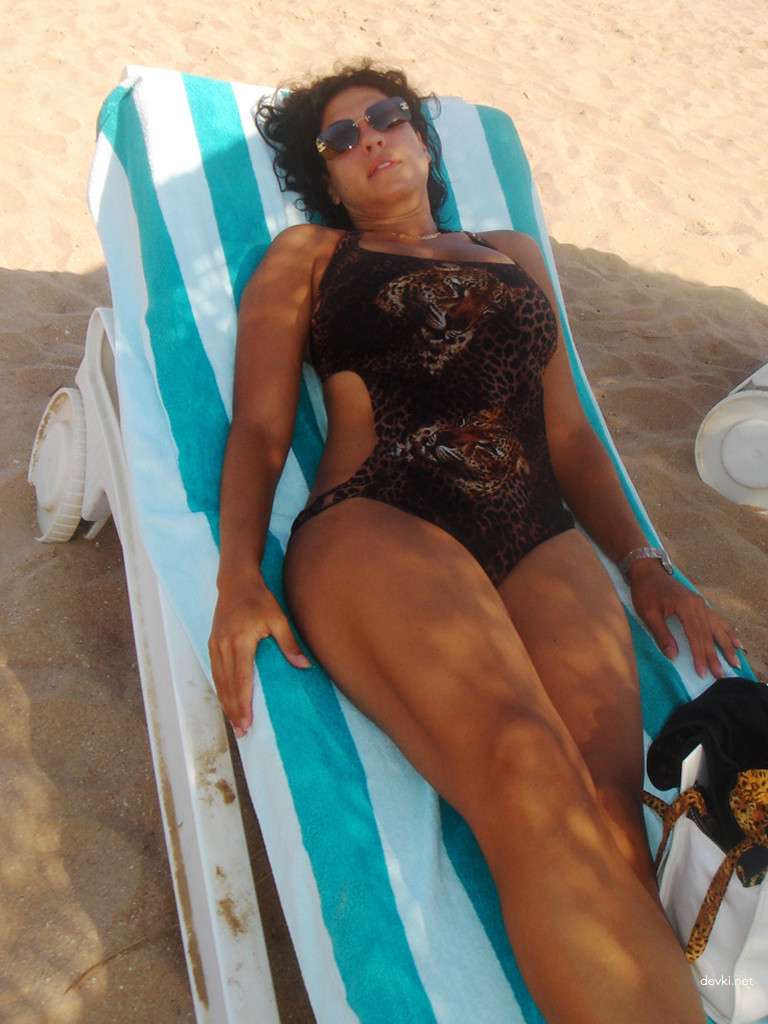 Sensual Woman with Big Breasts in Erotic Pose: Explicit Adult Content