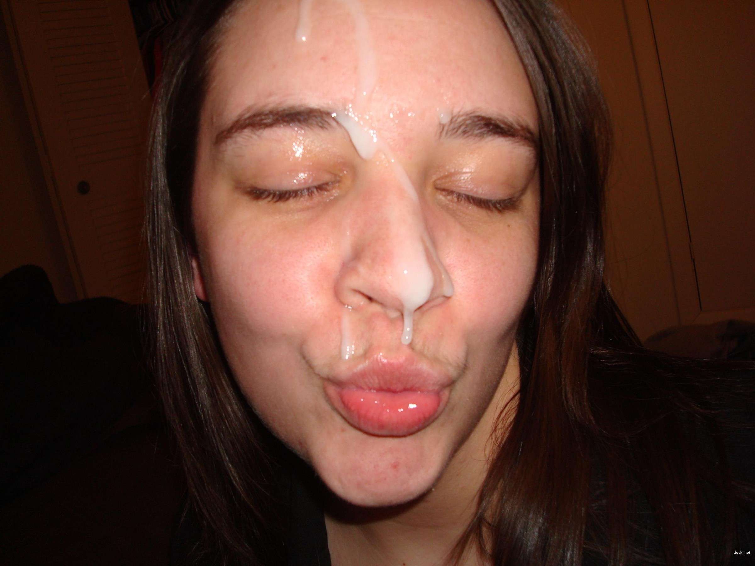 Hot Babes Covered in Cum - Facial Cumshot Compilation