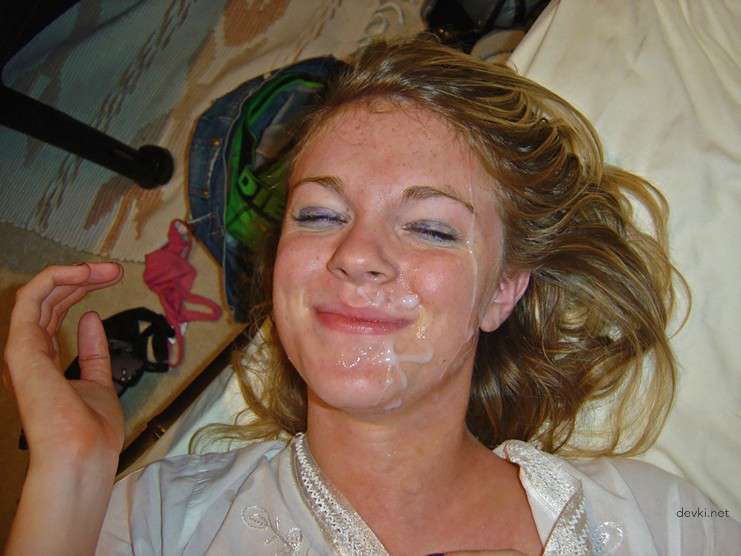 Hot Babes Covered in Cum - Facial Cumshot Compilation