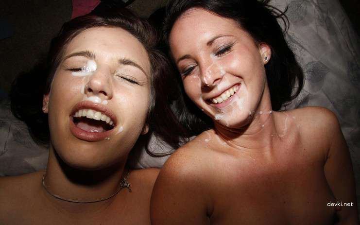 Hot Babes Covered in Cum - Facial Cumshot Compilation