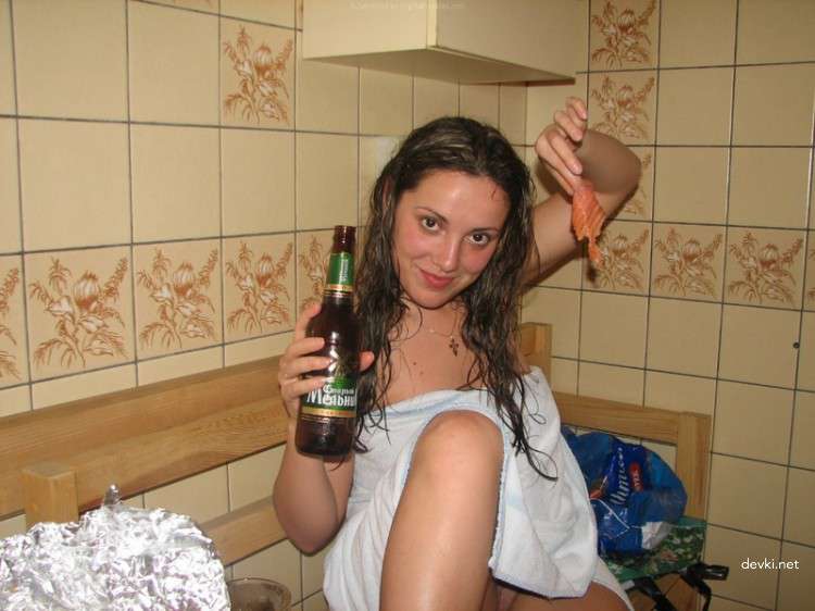 Sensual Nude Woman After Shower - Steamy Wet Body Photo Shoot
