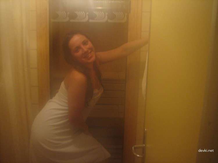 Sensual Nude Woman After Shower - Steamy Wet Body Photo Shoot