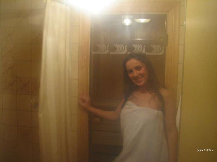 Sensual Nude Woman After Shower - Steamy Wet Body Photo Shoot