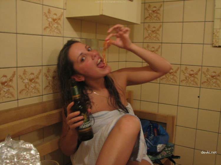 Sensual Nude Woman After Shower - Steamy Wet Body Photo Shoot