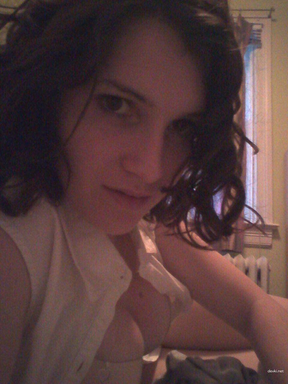 Sexy Selfie of a Girl at Home - Hot and Naughty Amateur Photo