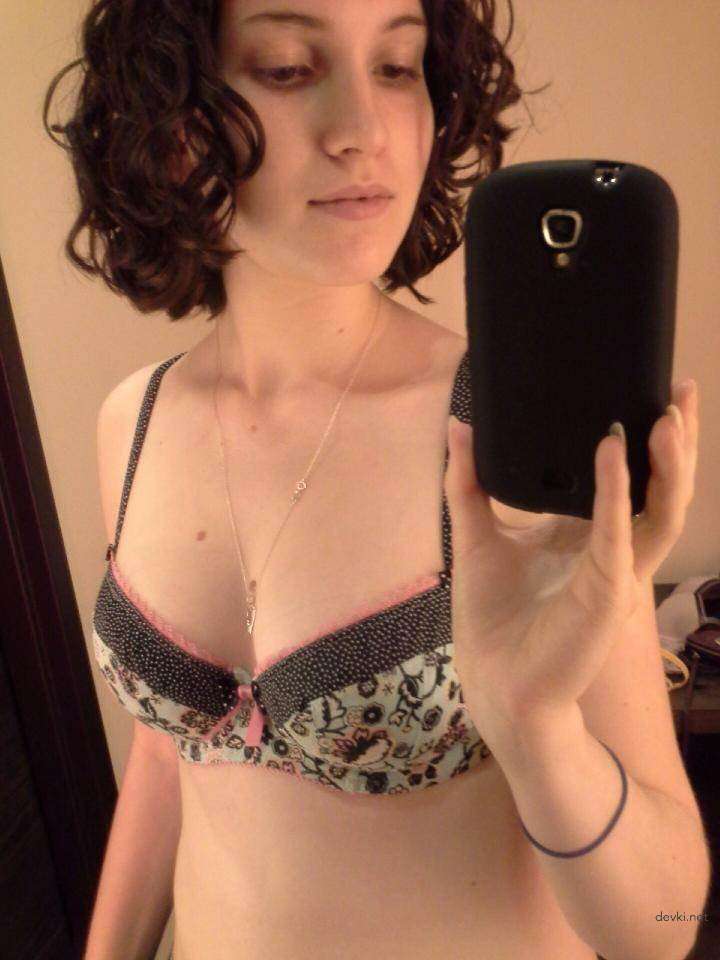 Sexy Selfie of a Girl at Home - Hot and Naughty Amateur Photo