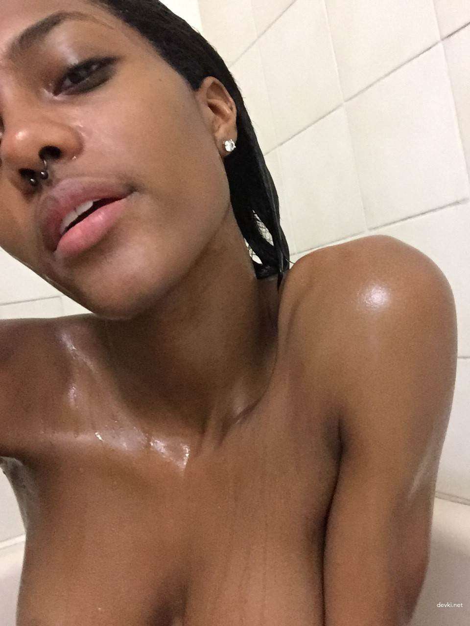 Naked Selfie: Bold and Explicit Photo of Girl Taking Nude Selfie