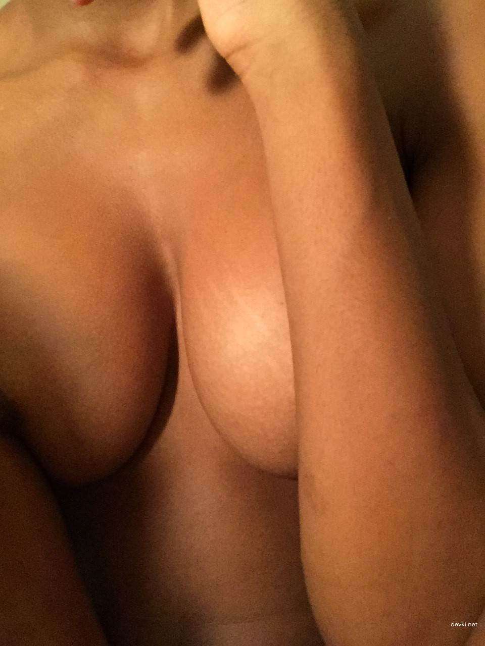 Naked Selfie: Bold and Explicit Photo of Girl Taking Nude Selfie