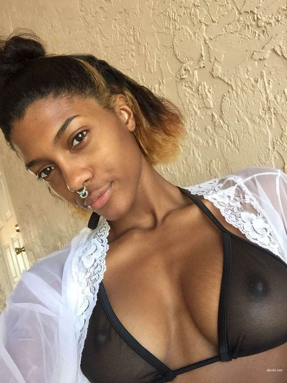 Naked Selfie: Bold and Explicit Photo of Girl Taking Nude Selfie