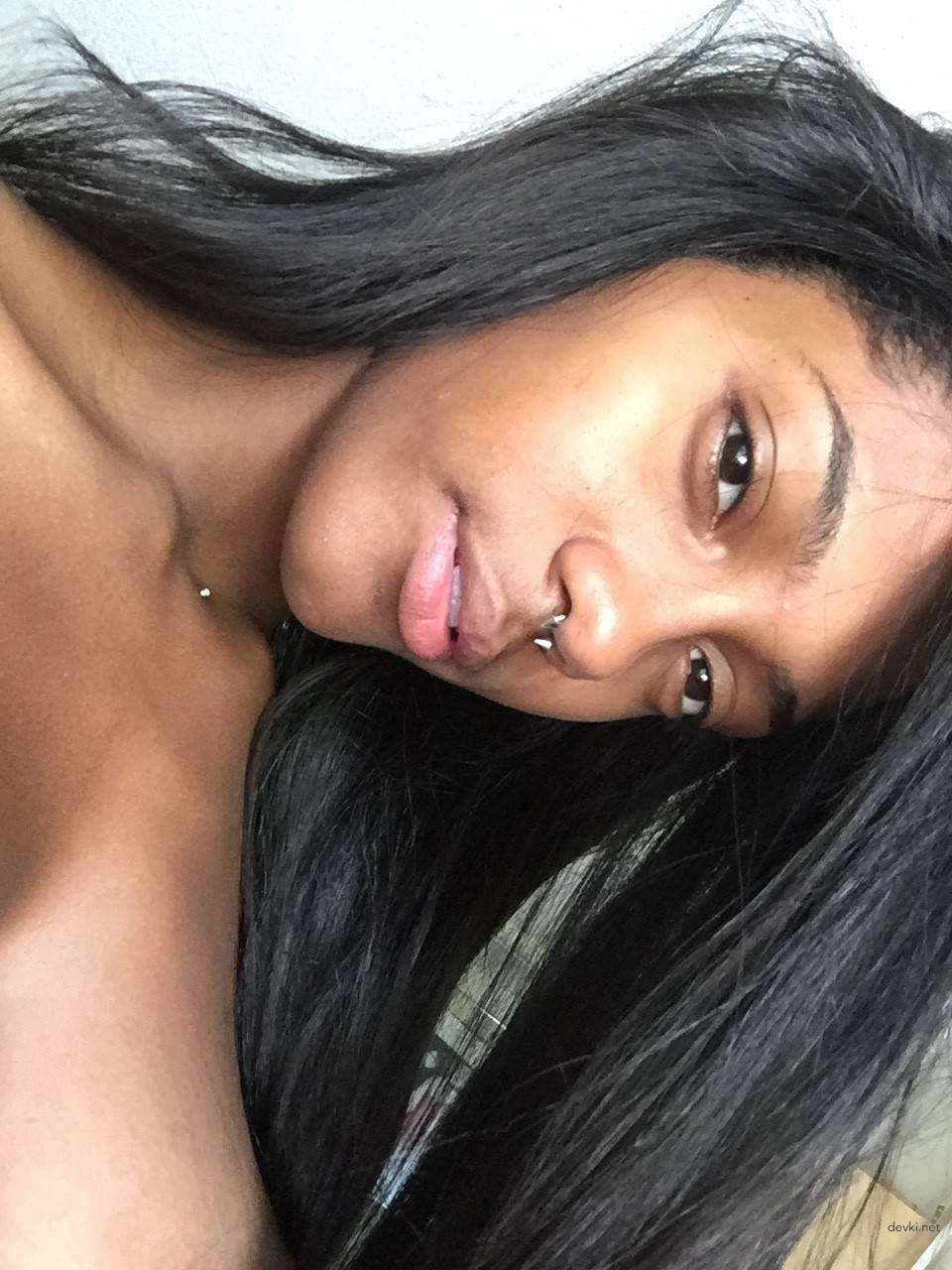 Naked Selfie: Bold and Explicit Photo of Girl Taking Nude Selfie