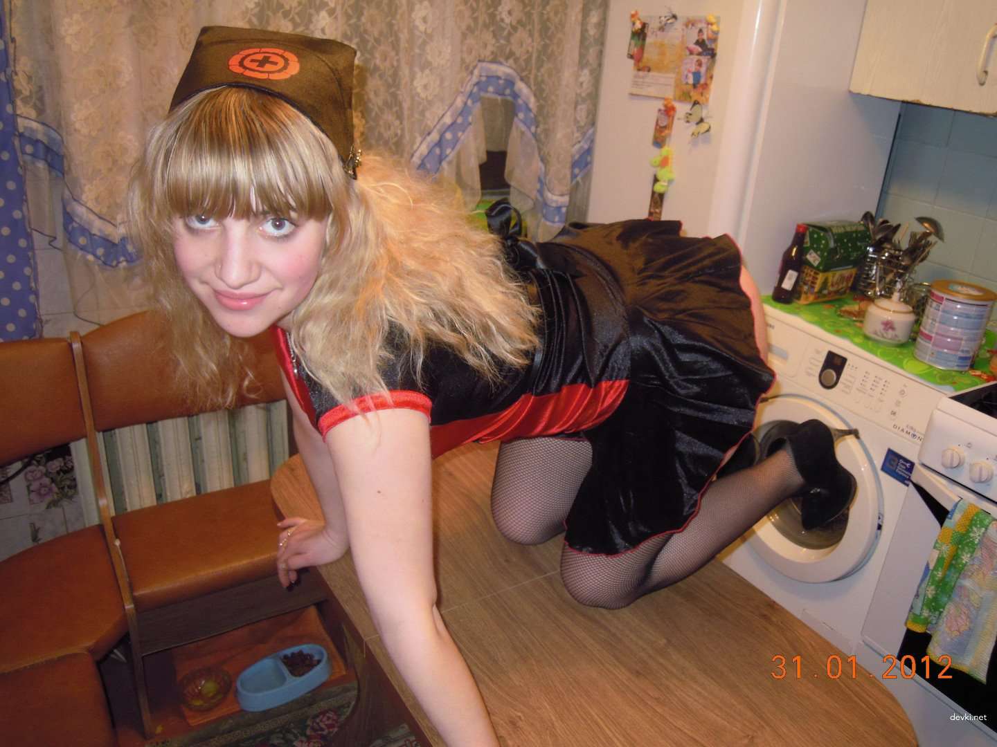 Russian Blonde Fucks Boyfriend: Hardcore Sex Scene