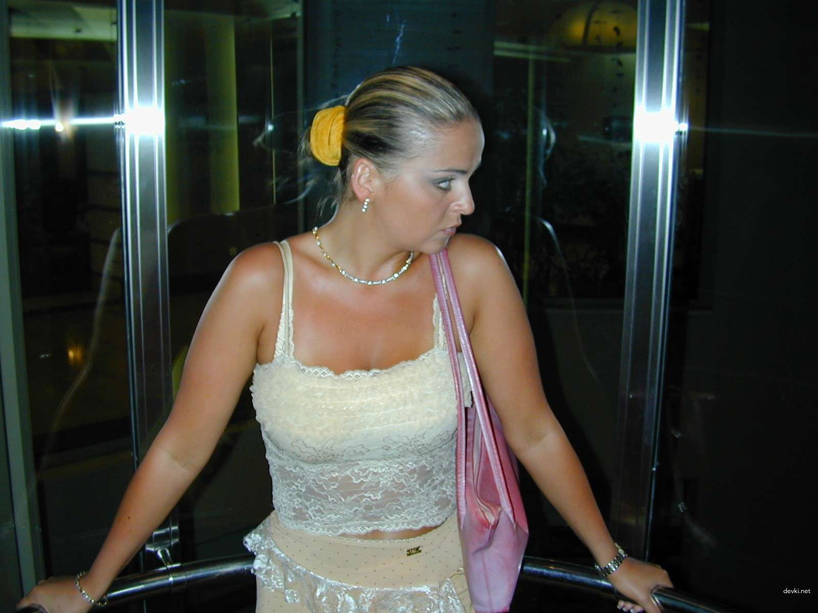 Voluptuous Blonde Babe Relaxing - Busty Blonde on Vacation