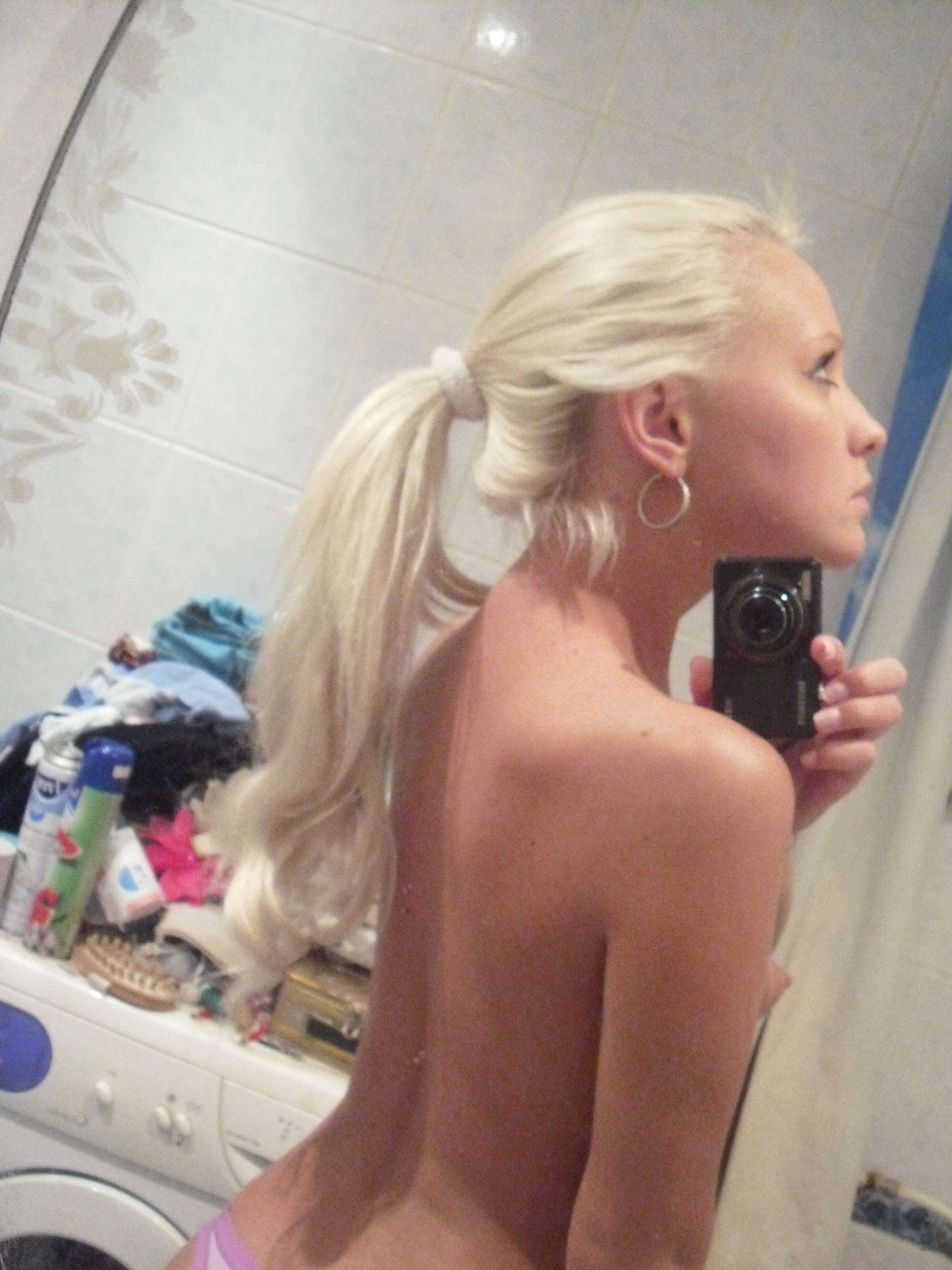 Sexy Blonde Beauty in Intimate Portrait - Seductive Russian Woman with Stunning Looks Exposed