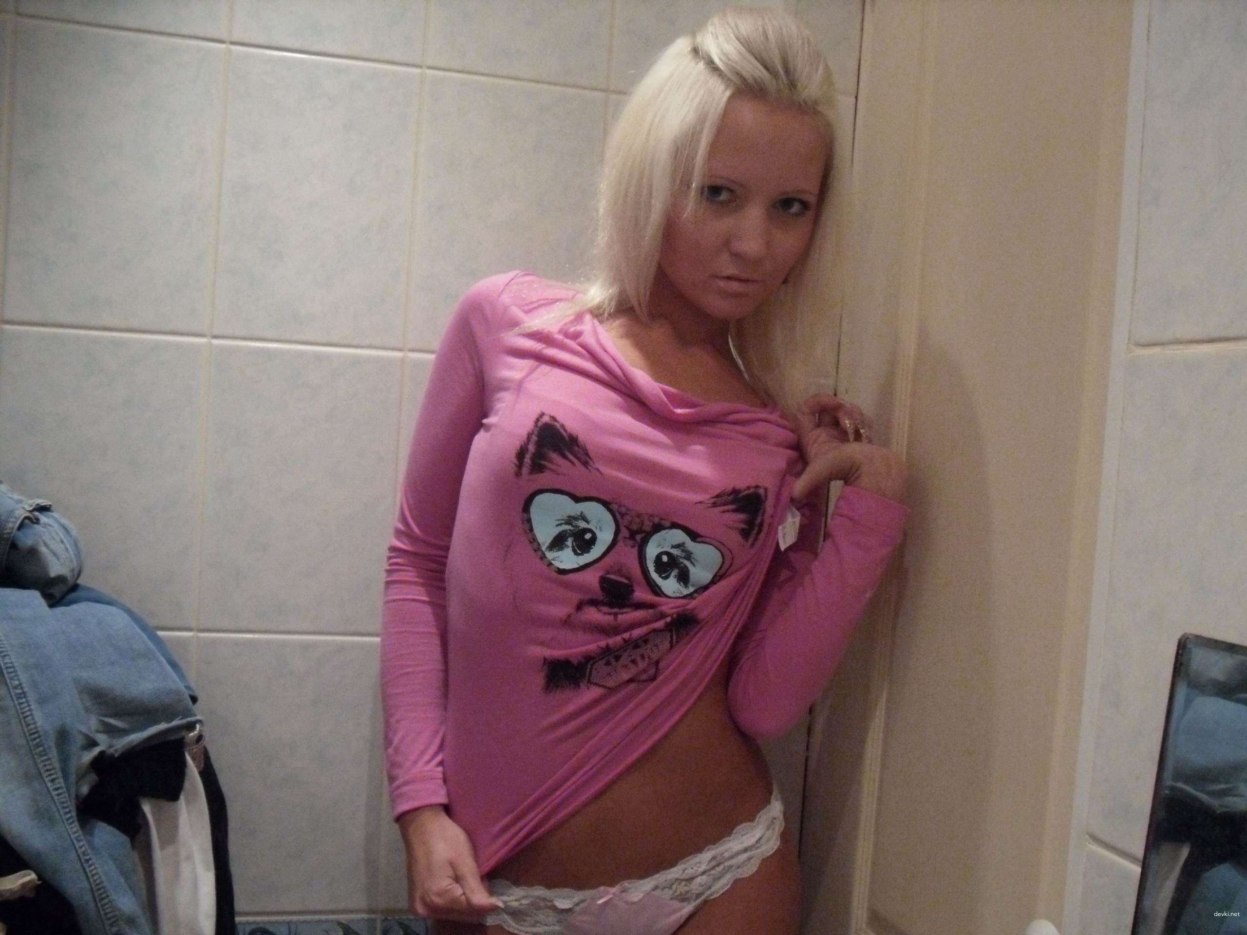 Sexy Blonde Beauty in Intimate Portrait - Seductive Russian Woman with Stunning Looks Exposed
