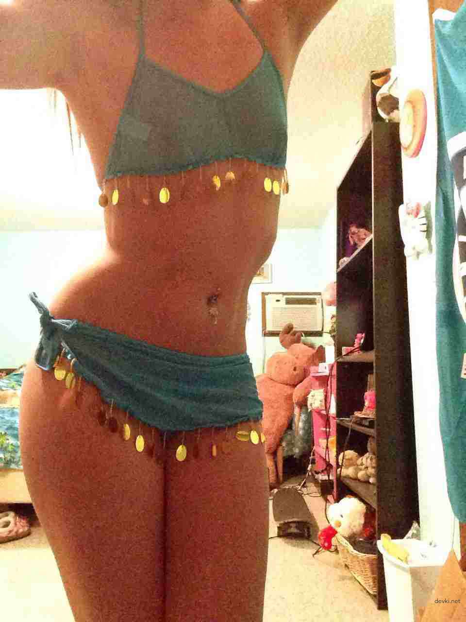 Private photo of a curvy girl's ass - Explicit and Provocative Shot