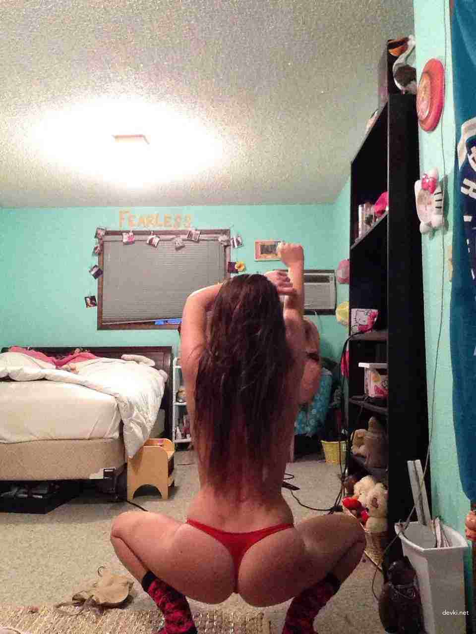 Private photo of a curvy girl's ass - Explicit and Provocative Shot