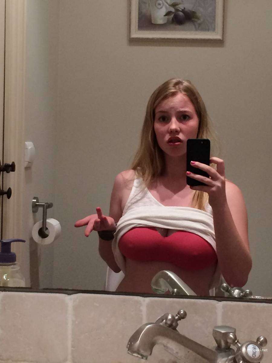 Blonde Babe with Massive Tits - Explicit Busty Beauty