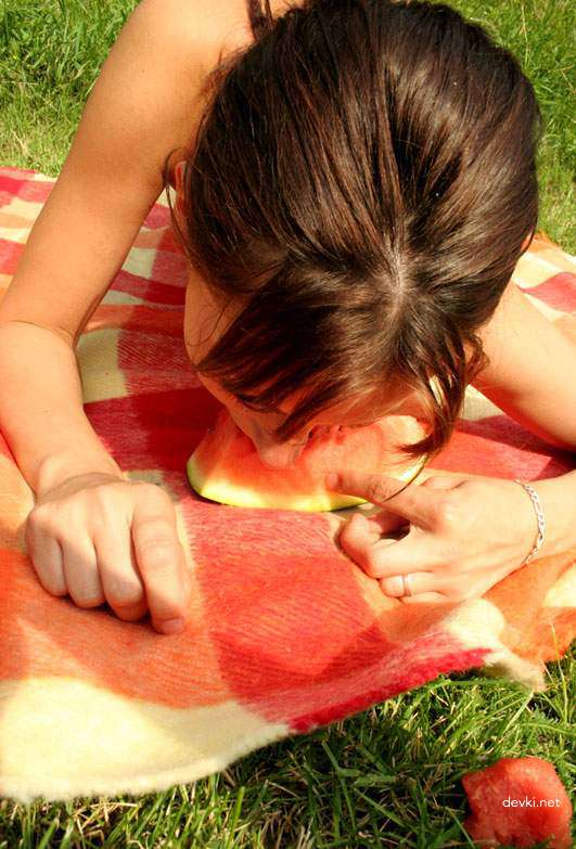 Topless Babe in Nature: Explicit Outdoor Nudity