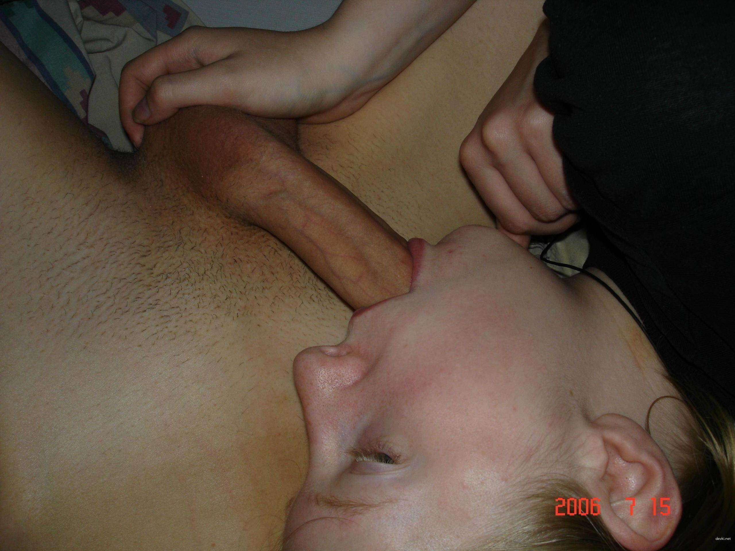Deepthroat Fuck and Creampie Pussy