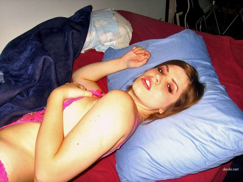 Naked Girl Strips in Bonfire: Explicit Outdoor Nudity Scene