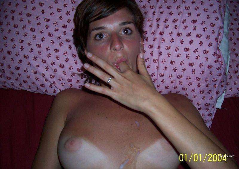 Creampied my Girlfriend - Hot Cumshot Action!