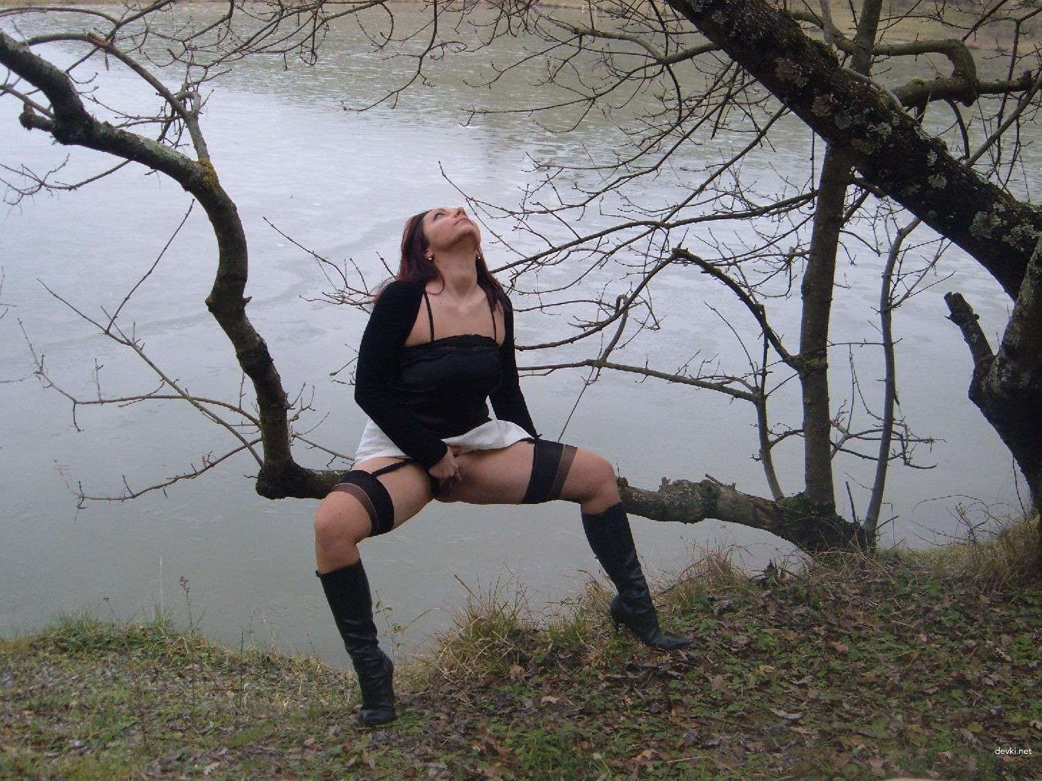Spread Legs Love: Explicit Russian Porn Photo