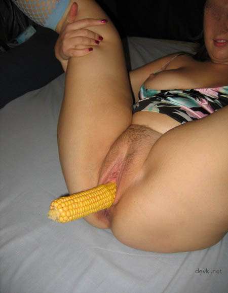 Extreme Vegetable Insertion in Pussy and Ass - Woman's Hardcore Veggie Fetish