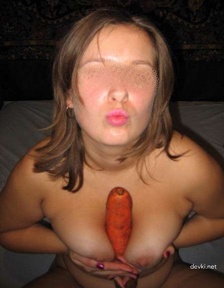 Extreme Vegetable Insertion in Pussy and Ass - Woman's Hardcore Veggie Fetish