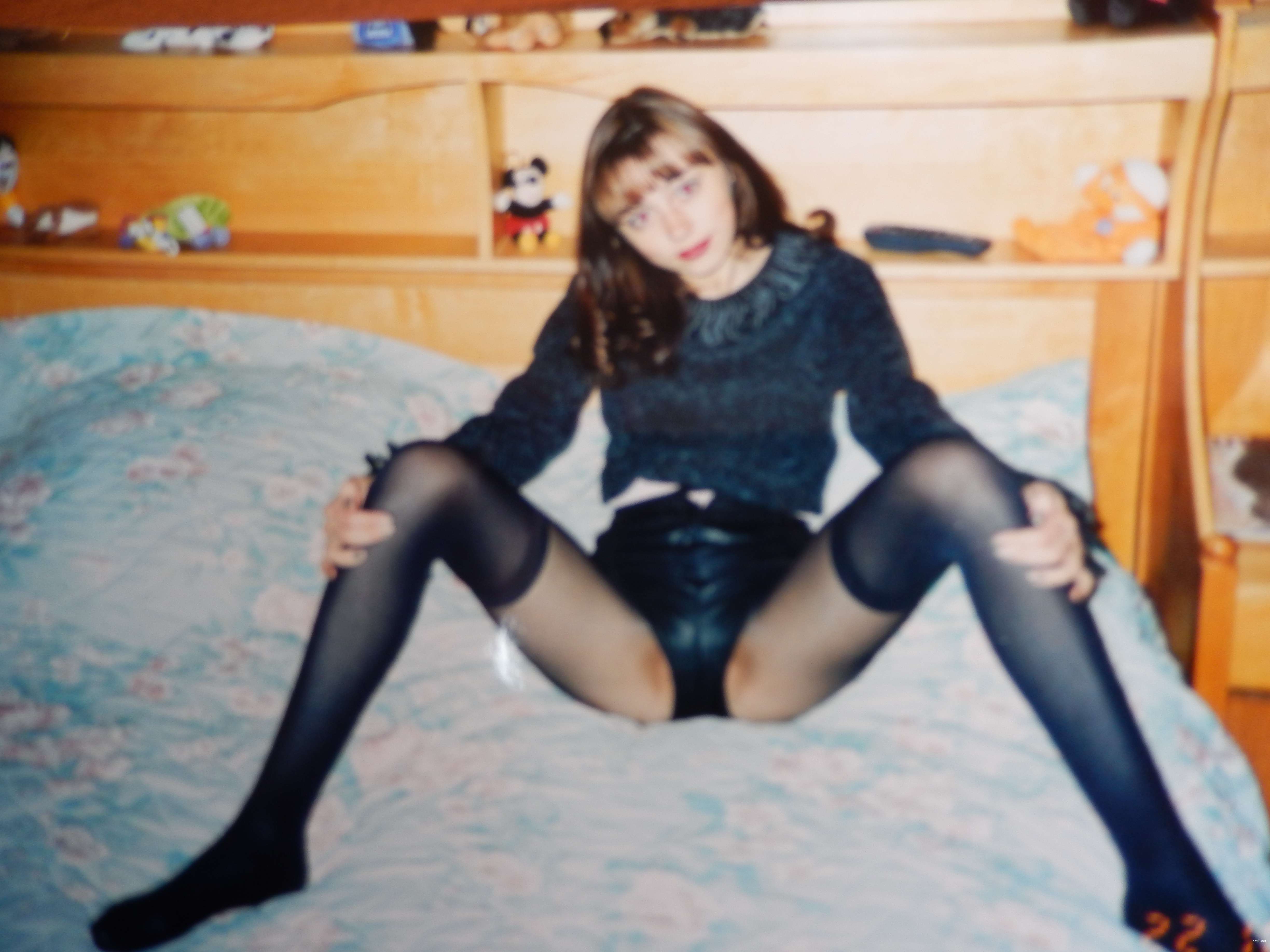 Private Vintage Photo of Girl: Explicit Retro Teenage Nudity!