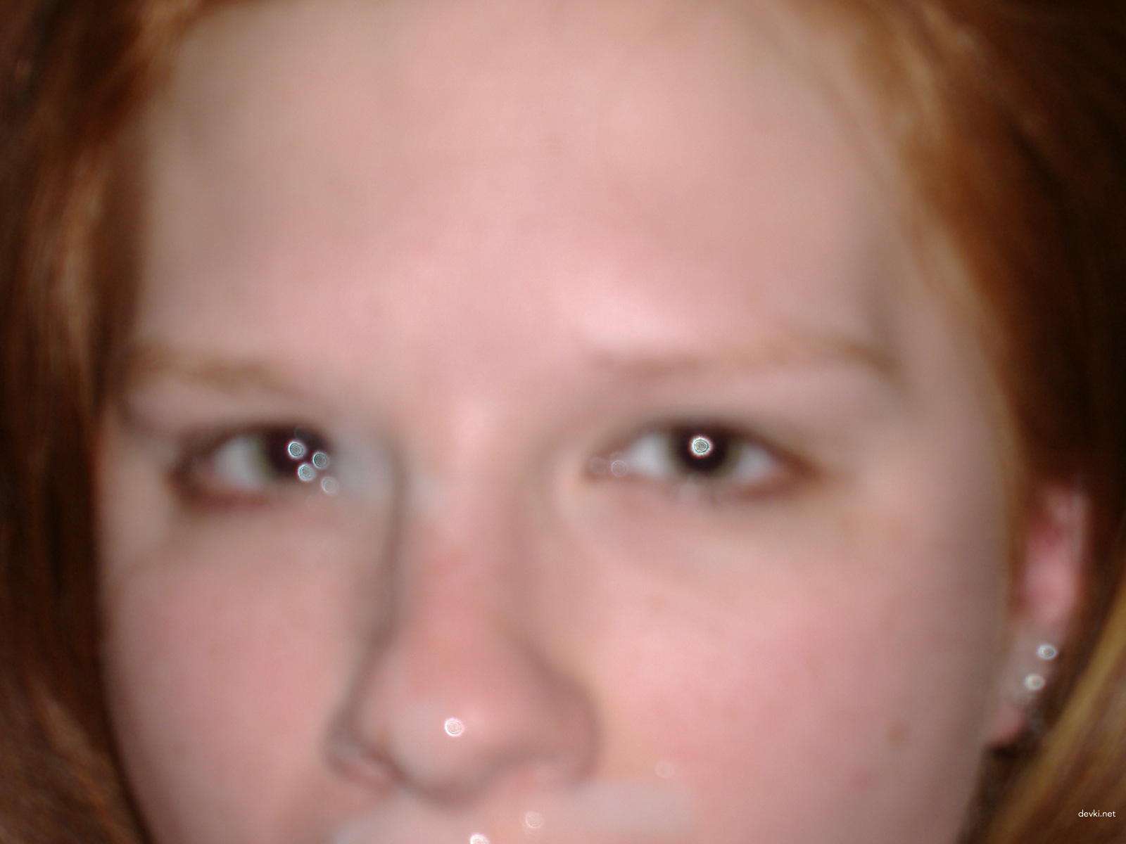 Fiery Redhead Loves Sucking Cock - Explicit Blowjob Porn Photo