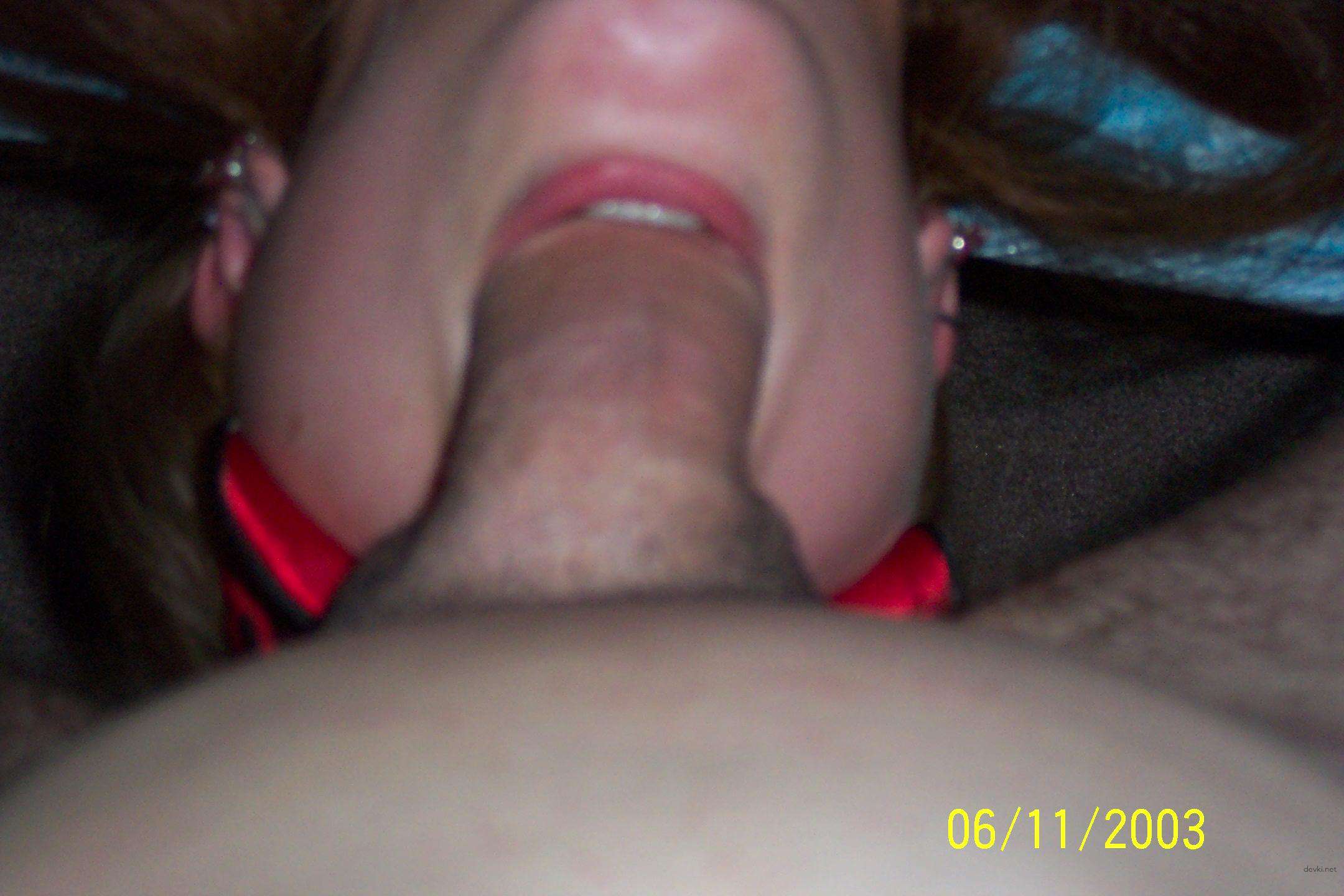 Fiery Redhead Loves Sucking Cock - Explicit Blowjob Porn Photo