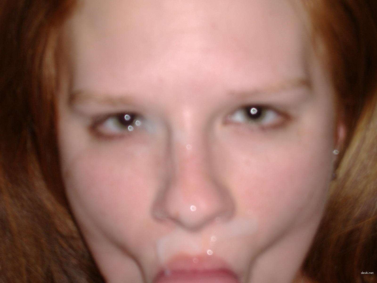 Fiery Redhead Loves Sucking Cock - Explicit Blowjob Porn Photo