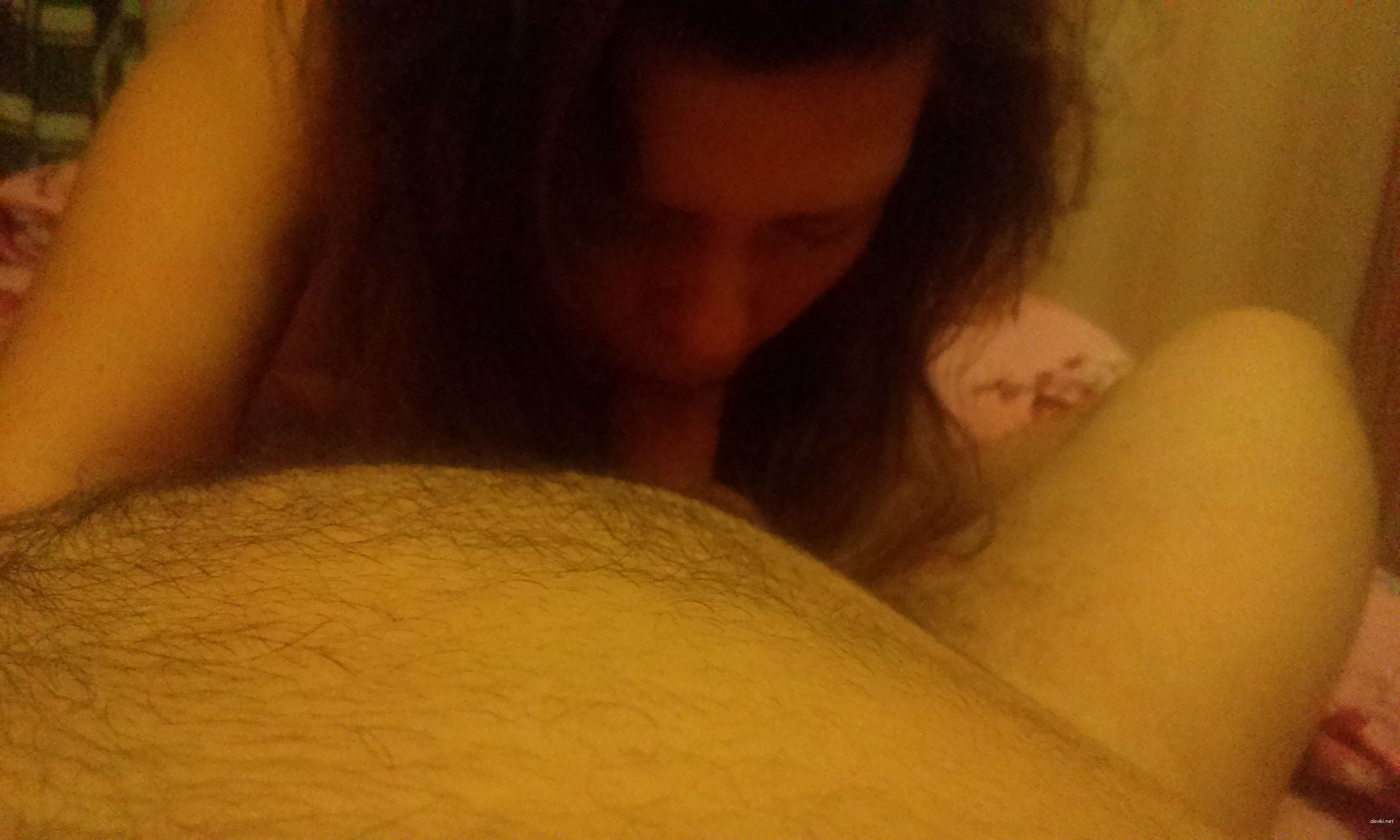 Hot MILF Gives Blowjob: Explicit Oral Sex Action