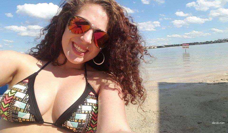 Curly Haired Babe with Big Booty - Explicit Russian Beauty in Lingerie