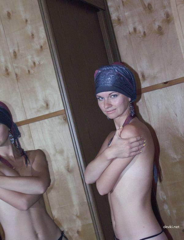 Topless Friends Posing Together - Explicit Photo Shoot