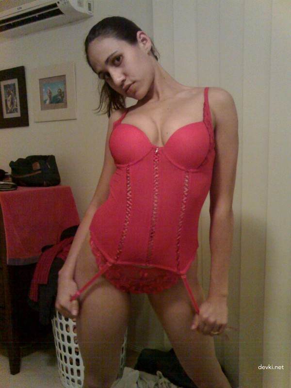 Hot Brunette Reveals Erotic Photos - Seductive Beauty Exposed