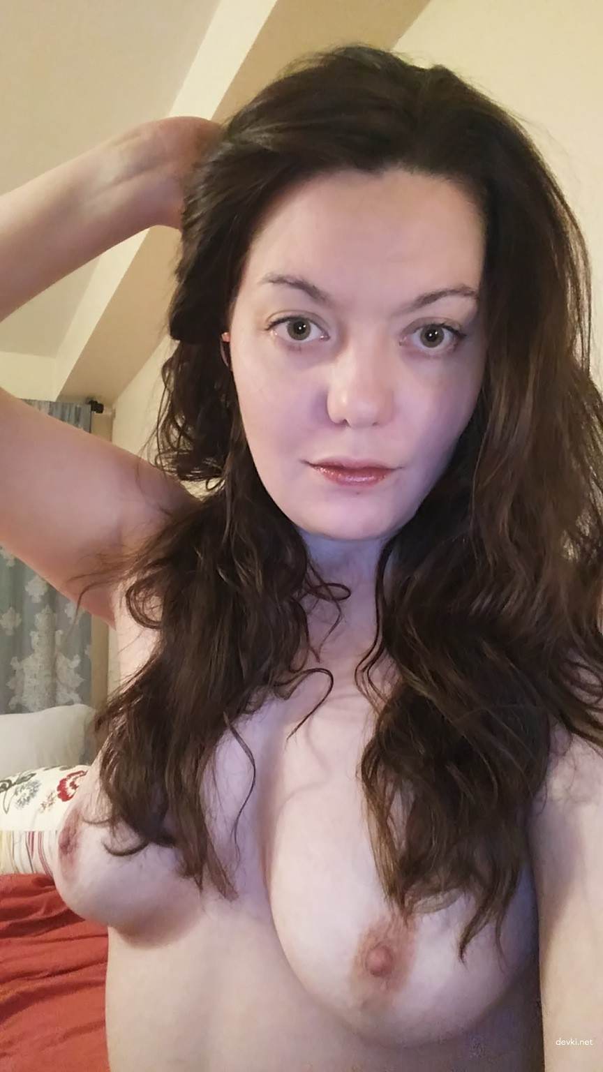 Hot Selfie on Webcam: Explicit Amateur Camgirl Strips Down