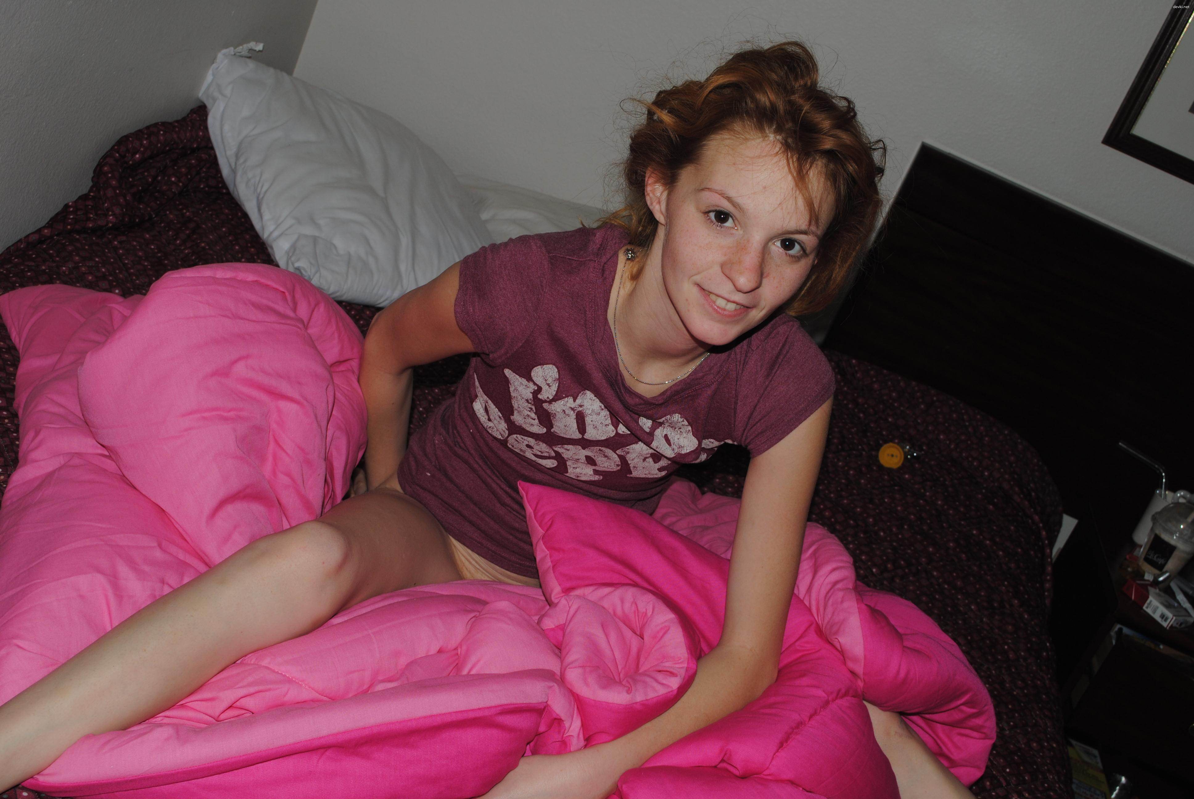 Skinny Redhead Babe Engages in Hardcore Sex