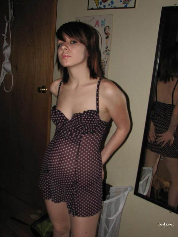 Sexy Young Woman Poses Naked on Bed at Home - Explicit Bedroom Photoshoot